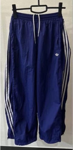 adidas トラックパンツ ブルー スリーストライプ S 2wayのサムネイル