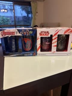 MARVEL AVENGERS STAR WARS グラスセット 4点セットのサムネイル