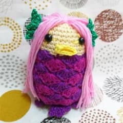 ＊ハンドメイド＊アマビエ様 あみぐるみのサムネイル