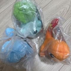 ポケモン 一番くじ C賞 カントー地方 旅立ちの3匹 ぬいぐるみ 3種