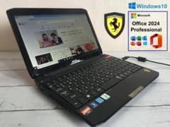 フェラーリ公認・限定モデル 跳ね馬のエンブレム 11.6型/Office/Win