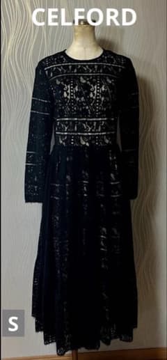 CELFORD セルフォード 総レースロングワンピース - メルカリ