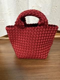 NAGHEDI メッシュ ショルダーバッグ レッド - メルカリ