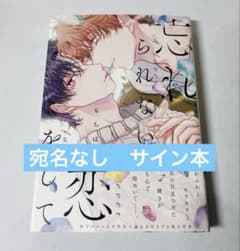宛名なし】もちぱむ『忘れられない恋をして』直筆サイン本 イラスト