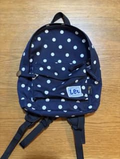 Lee キッズ リュック ネイビー ドット柄のサムネイル