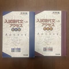 入試現代文へのアクセス 基本編 発展編 2冊セットのサムネイル