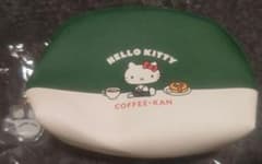 ハローキティ　珈琲館コラボ オリジナルポーチ　ミニオンメモ付　サンリオのサムネイル