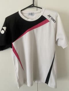 YONEX Tシャツ M ホワイト/ブラック/ピンクのサムネイル