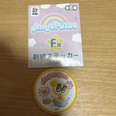 エンジェルブルーハナちゃん刺繍ステッカーのサムネイル