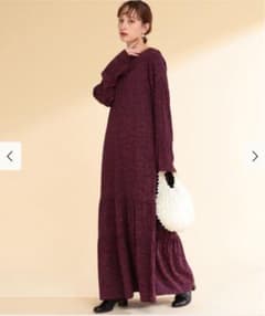 ジャガードティアード　マキシワンピースのサムネイル