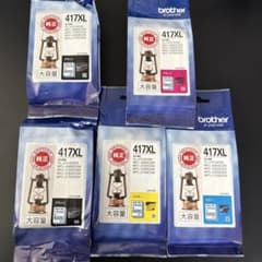 Brother 417XL 大容量インクカートリッジセット 5個セット - メルカリ