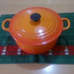 ル・クルーゼ ココットロンド20㎝  オレンジのサムネイル