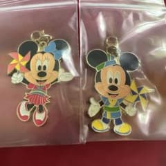 東京ディズニーランド ミッキー ミニー チャーム 2個セットのサムネイル