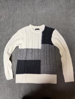 Spiral News ケーブル編みニット L メンズ　新品未使用