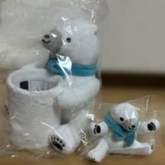 新品未開封　HITACHI 白くまくん　ぬいぐるみのサムネイル