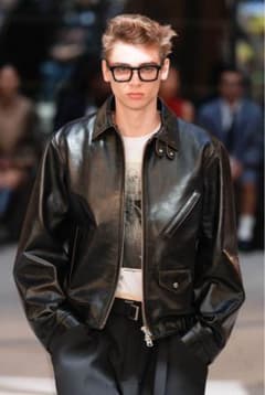 sacai カウハイド レザーライダースジャケット - メルカリ