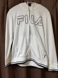 FILA ジップアップパーカー ホワイト Sサイズ ゴルフのサムネイル