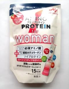 味の素アミノバイタル アミノプロテイン for woman ストロベリー味のサムネイル