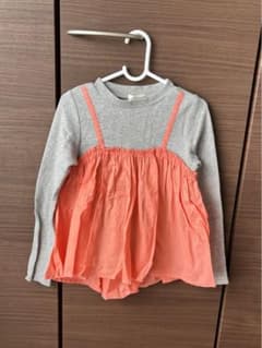 美品☆ビールーム☆サーモンピンクチュニック120サイズのサムネイル