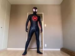 スパイダーマンマイルズモラレススーツ&シェルマスク - メルカリ