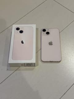 [역] Apple iPhone 13 핑크 본체와 상자 첨부