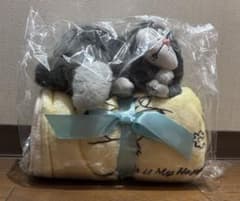 Happyくじ Disney LAST賞 ルシファー ぬいぐるみ付きブランケット