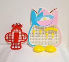レトロ　ピエロ　飛行機　壁掛けフック　ファンシーのサムネイル