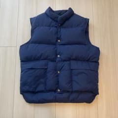 80s USA製 WoolRich ウールリッチ ダウンベスト 縦ポケ - メルカリ
