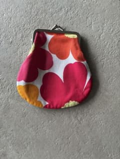 marimekko がま口ポーチ