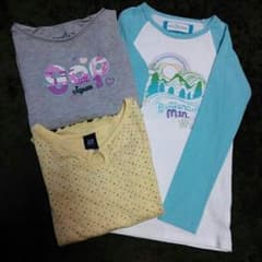 110㎝☆gap長Ｔ3枚セット☆のサムネイル
