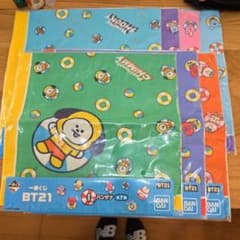 BT21 이치 반 쿠지 반다나 7 장 세트
