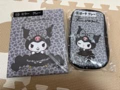 クロミ 当りくじ ミラー ポーチ グレー 2点セットのサムネイル