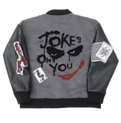 新品 未使用THE JOKER スタジャン グレー/ブラック ダークナイト 