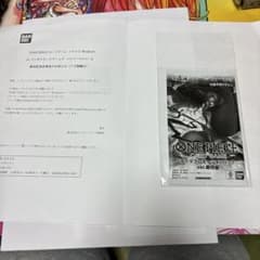 s*e님 원피스 카드 테마 프로모션 팩 ver. 신사황 신품 미개봉