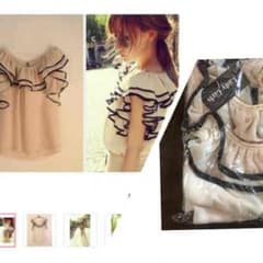 春先取り！ふりふりシフォントップスのサムネイル