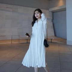 L'Or matelasse docking pleats dressのサムネイル