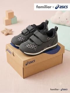 familiar×asics スニーカー 新品タグ付き箱あり - メルカリ