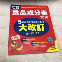 七訂食品成分表 2016のサムネイル