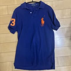 POLO RALPH LAUREN ポロシャツ ブルー Mビックポニーのサムネイル