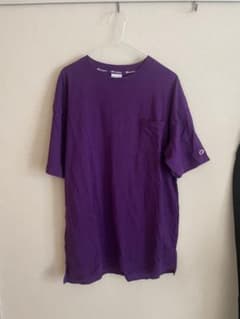 Champion ポケット付き Tシャツ パープル XLのサムネイル