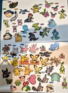 ポケモンパンシール 大量セット 2001年のサムネイル