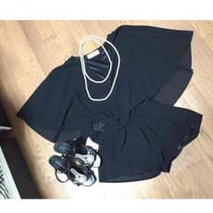 ♡美品 結婚式二次会 2点セットキャバロンパースパール付きのサムネイル
