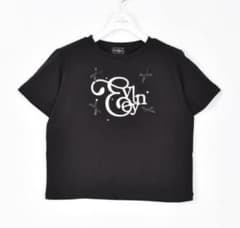 evelyn 刺繍Tシャツ ブラック BKのサムネイル