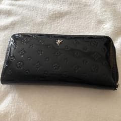 エナメル 長財布 黒のサムネイル