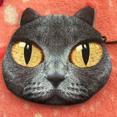 ネコちゃん♡ポーチ、小銭入れにも♡のサムネイル