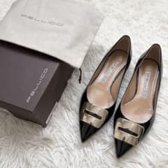 ミ*ィ様 極美品　PELLICO ANDREA ゴールド金具　ブラック　箱付き ミ*ィ様 極美品 PELLICO ANDREA ゴールド金具 ブラック 箱付き - メルカリ