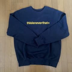 thisisneverthat クルーネック スウェット ネイビーのサムネイル