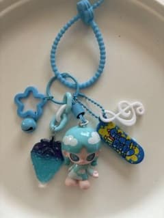 Echoes inn’s キャラクターフィギュア付きビーズストラップ ブルーのサムネイル