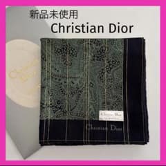 新品未使用❗️クリスチャンディオール ペイズリー柄 ハンカチ