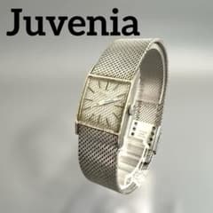 Rare Juvenia antique wristwatch with integrated mesh seamless strap - a rare find.